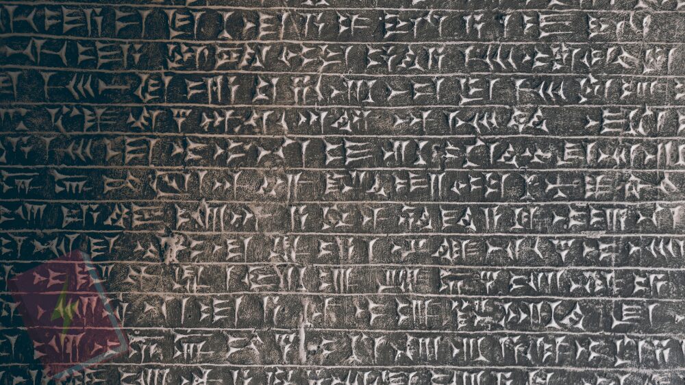 解読されていない古代文字のイメージ